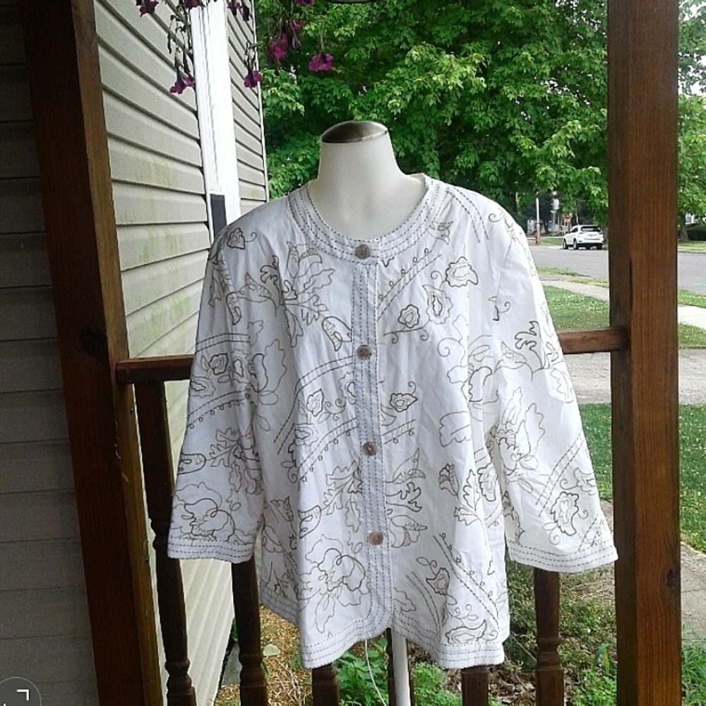 Alfred Dunner Coastal Chic Jacket